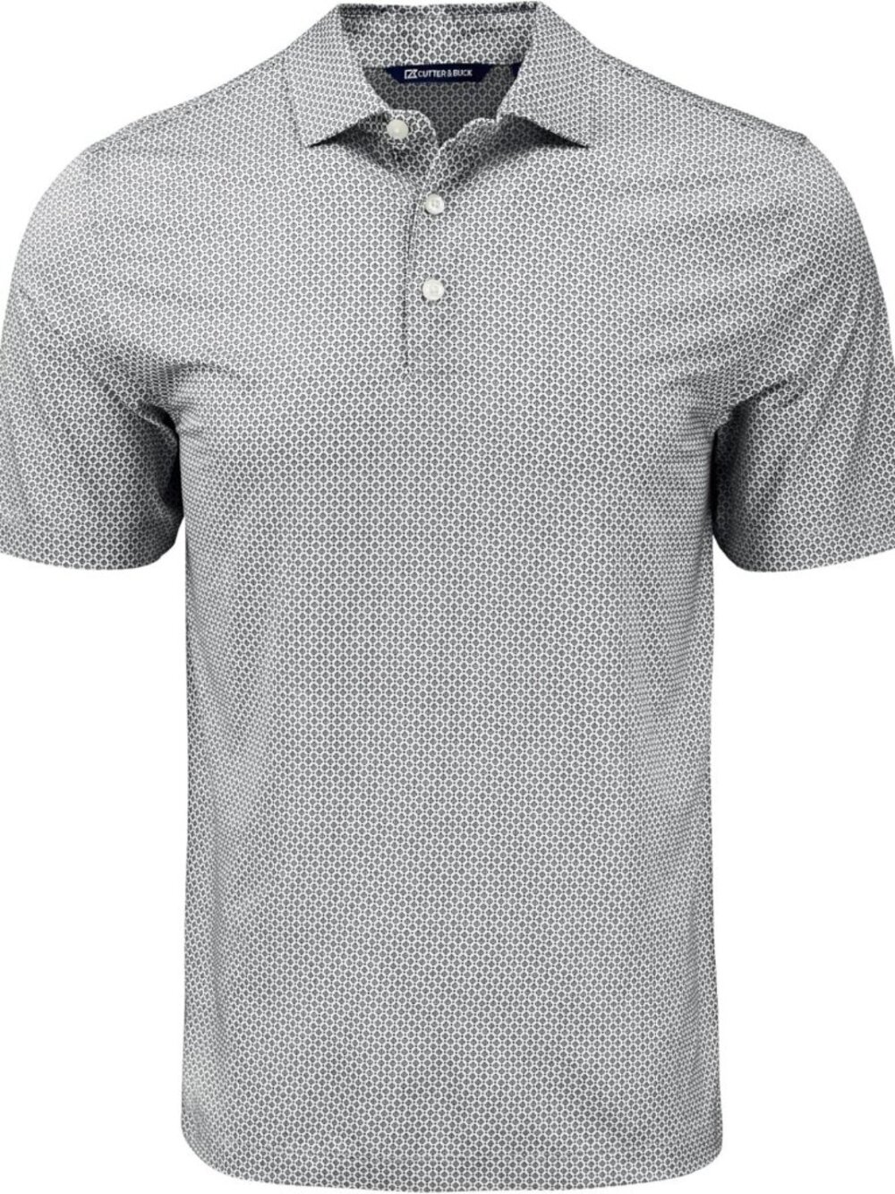Cutter & Buck Pike Eco Diamond Dot Print Recycled Mens Polo